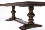 Keri Cappuccino Wood Extendable Dining Table