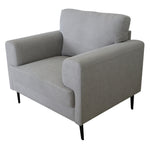 Kyrene Light Gray Linen Chair