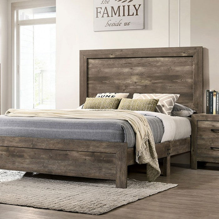 Larissa Natural Tone Wood King Bed