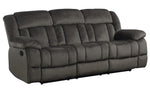 Laurelton Brown Manual Double Recliner Sofa (Oversized)