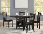 Lavon Medium Grey Wood Extendable Dining Table