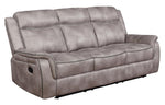 Lawrence 2-Pc Taupe Manual Recliner Sofa Set