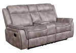 Lawrence 2-Pc Taupe Manual Recliner Sofa Set