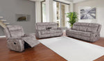 Lawrence Taupe Manual Recliner Loveseat