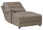 LeGrande 4-Pc Taupe LAF Power Recliner Sectional Sofa