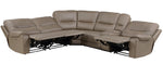 LeGrande 6-Pc Taupe Power Recliner Sectional Sofa