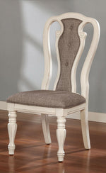 Leslie 2 Ash Brown Fabric/Wood Side Chairs