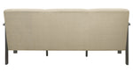 Lewiston 2-Pc Light Brown Textured Fabric Sofa Set