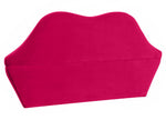 Lips Hot Pink Velvet Settee