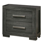 Lisa 4-Pc Grey Wood Cal King Bedroom Set