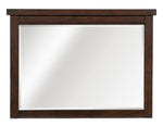 Logandale Brown Wood Dresser Mirror