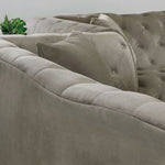 Louella Gray Flannelette Sofa (Oversized)