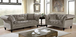 Louella Gray Flannelette Sofa (Oversized)