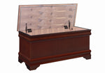 Louis Warm Brown Wood Cedar Chest