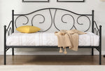 Lucille Dark Gray Metal Twin Daybed