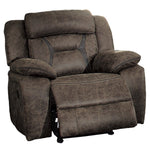 Madrona Hill Dark Brown Microfiber Manual Recliner