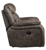 Madrona Hill Dark Brown Microfiber Manual Recliner