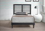 Mamie Cappuccino Wood Twin XL Platform Bed