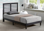 Mamie Cappuccino Wood Twin XL Platform Bed