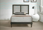 Mamie Gray Wood Twin XL Platform Bed