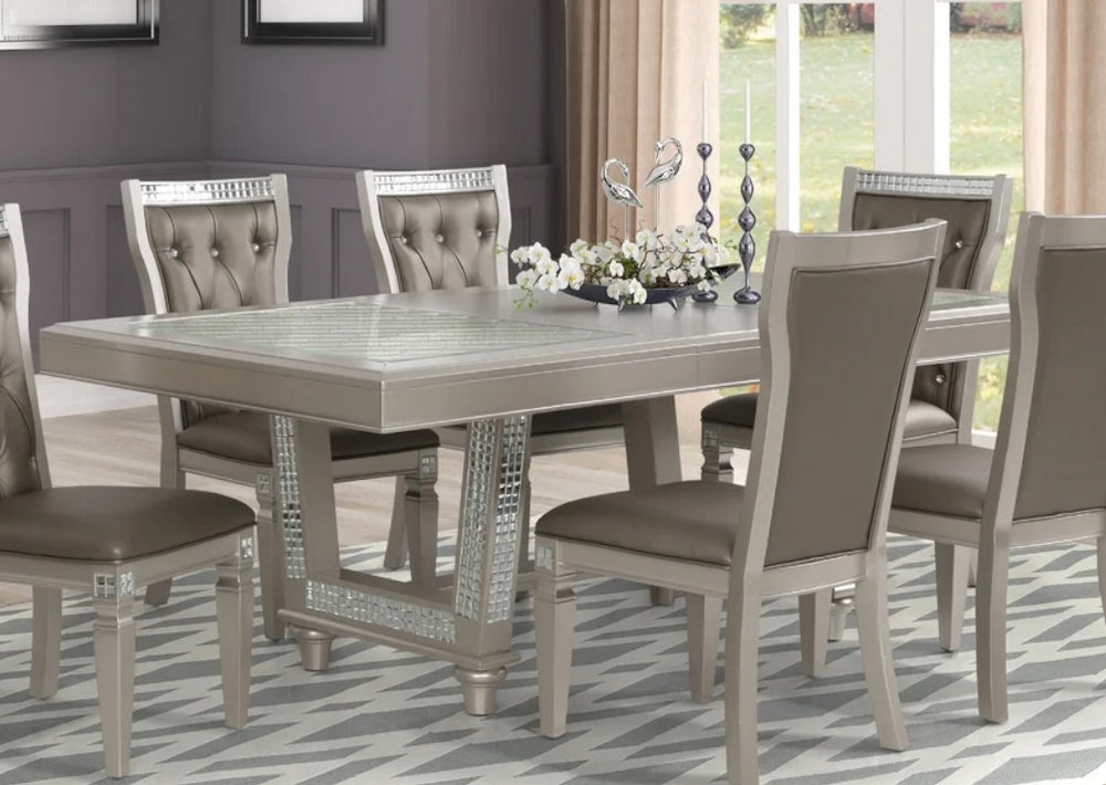 Mare Grey Wood Rectangular Dining Table