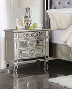 Marseille Champagne Wood Nightstand