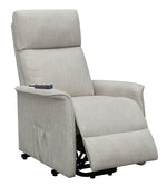 Massima Beige Fabric Power Lift Massage Recliner