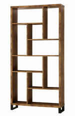 Maura Antique Nutmeg Wood Bookcase