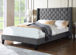 Meilani Grey Fabric Full Bed