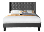 Meilani Grey Fabric Queen Bed