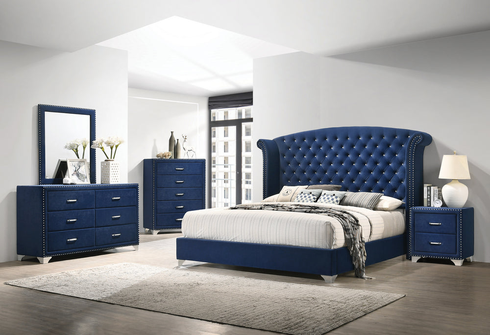 Melody 5-Pc Pacific Blue Queen Bedroom Set