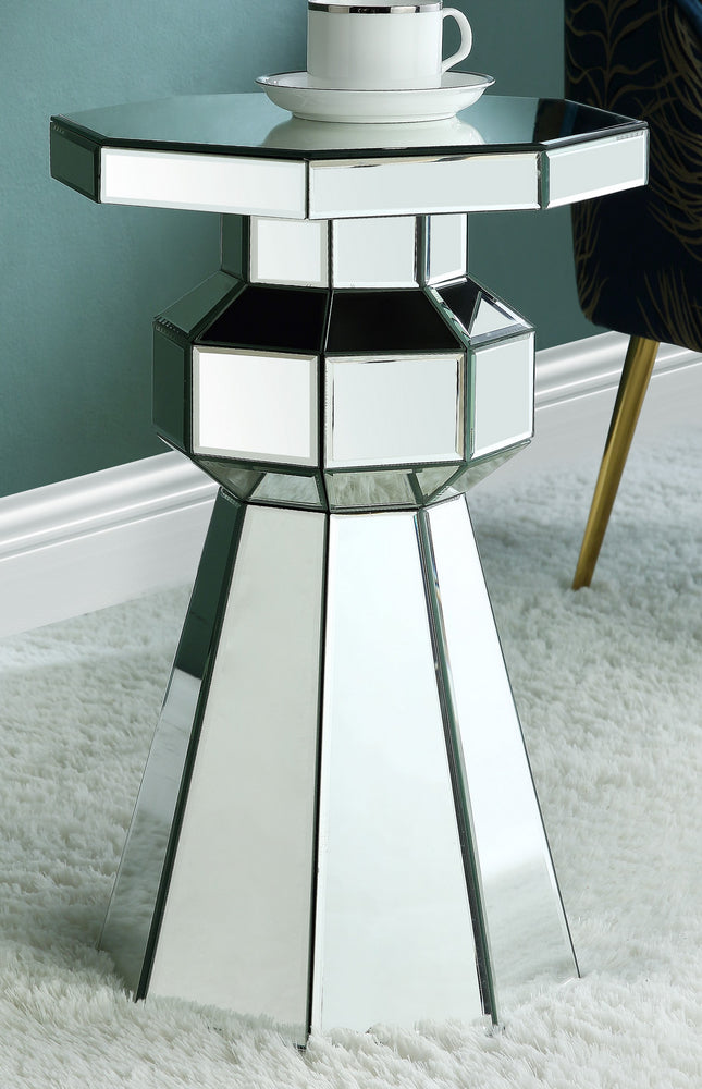 Meria Mirrored Accent Table