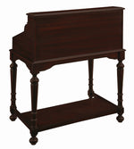 Milo Warm Brown Wood Secretary Desk