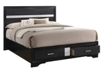 Miranda 5-Pc Black Wood King Bedroom Set