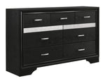 Miranda 5-Pc Black Wood King Bedroom Set