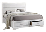 Miranda 5-Pc White Wood King Bedroom Set