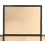 Miranda Black Wood Frame Dresser Mirror