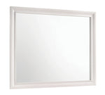 Miranda White Wood Frame Dresser Mirror