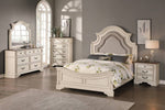 Moerani White Wood 5-Drawer Chest