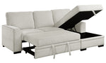 Morelia 2-Pc Beige Fabric RAF Sectional Sofa Bed