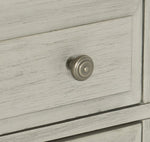 Mossbrook Light Gray Wood 5-Drawer Chest