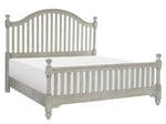 Mossbrook Light Gray Wood King Bed