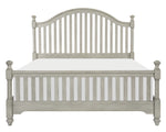 Mossbrook Light Gray Wood Queen Bed