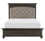 Motsinger Brown Wood Cal King Bed (Oversized)