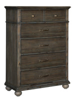 Motsinger Wire-Brushed Rustic Brown Wood Chest