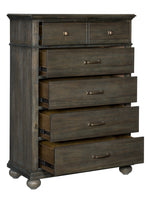 Motsinger Wire-Brushed Rustic Brown Wood Chest