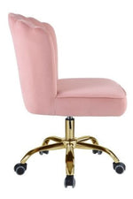 Moyle Rose Quartz Velvet Swivel Office Chair