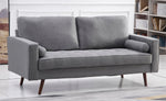 Muriel Light Gray Linen Fabric Sofa