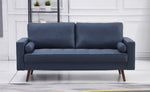 Muriel Navy Linen Fabric Sofa