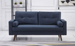 Muriel Navy Linen Fabric Sofa